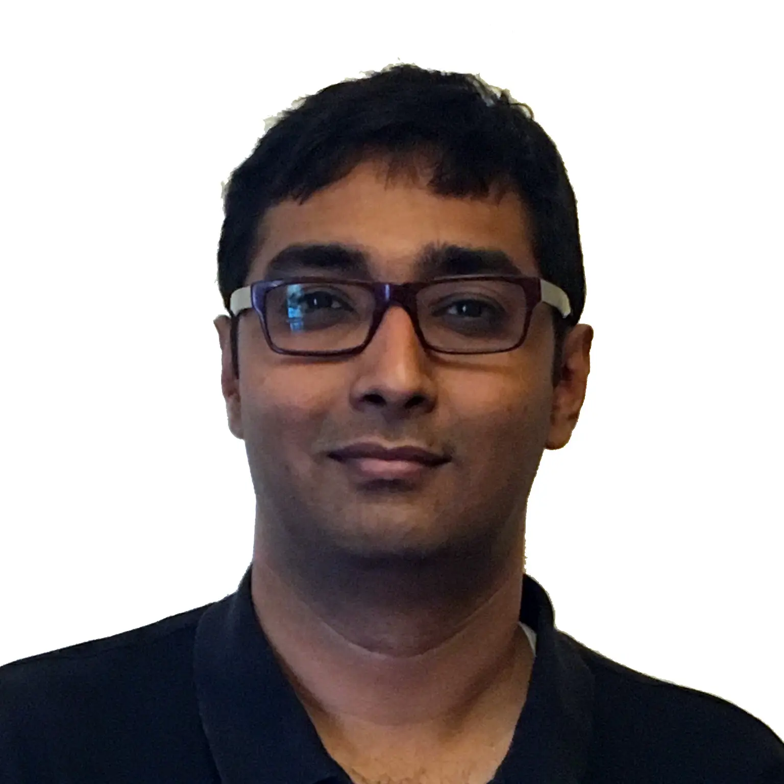 Headshot of Saurabh Jain, Head of Engineering at Genesis Research Group, smiling in glasses.